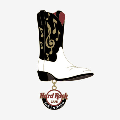 Limited Edition Chained Cowboy Boot Pin Limited Edition Chained Cowboy Boot Pin